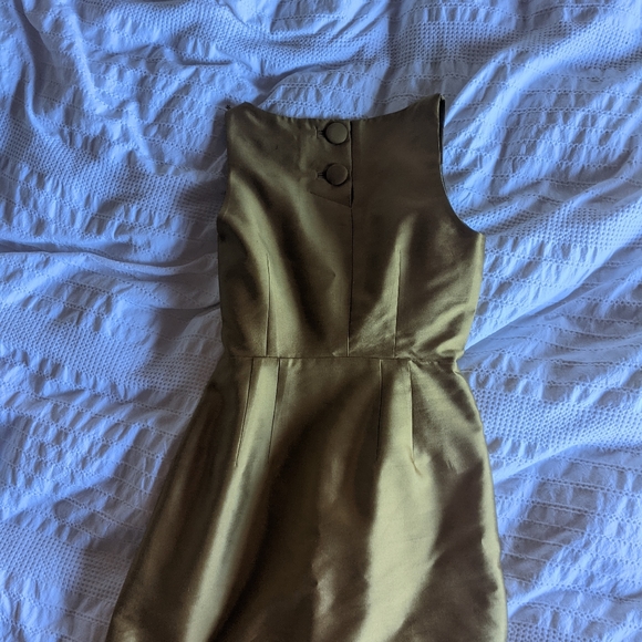 Maeve Anthropologie Gold Sleeveless Dress - Picture 2 of 4
